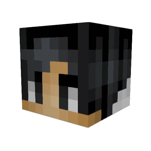 SavagePotat Minecraft avatar head, 3D render