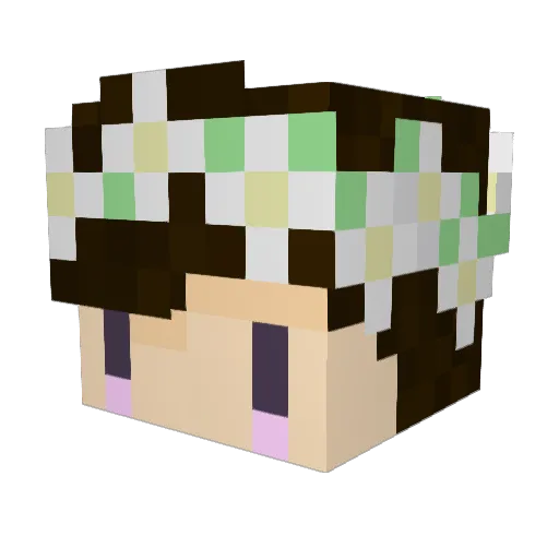 SavagePower Minecraft avatar head, 3D render
