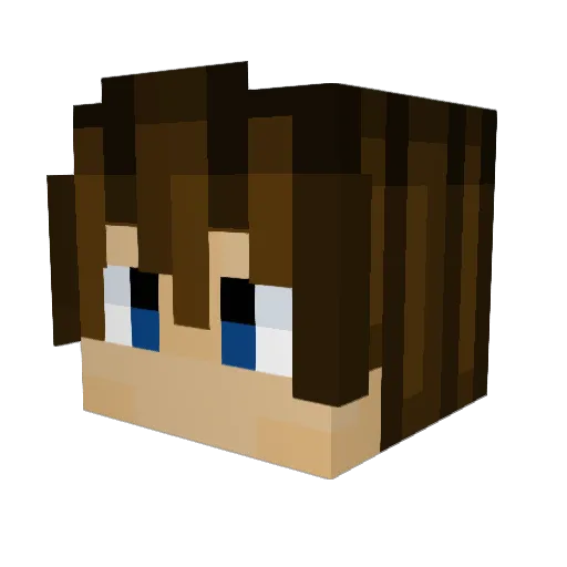 SavageSkittles Minecraft avatar head, 3D render