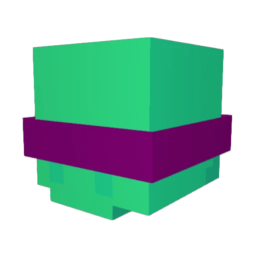 SavageTurtleXD Minecraft avatar head, 3D render