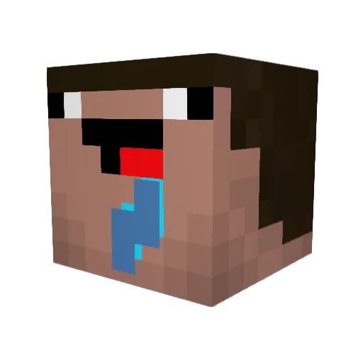 Savage_Bacon21 Minecraft avatar head, 3D render