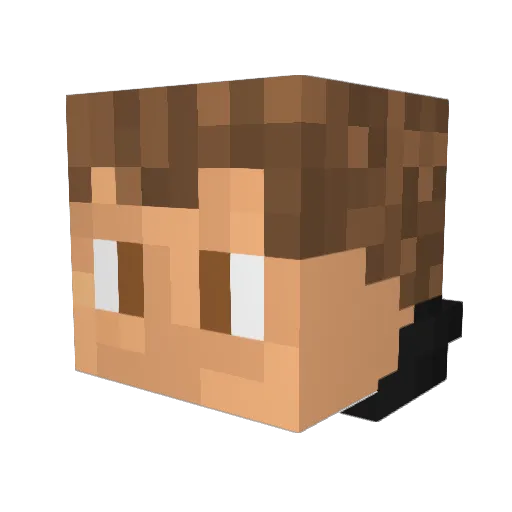 Savageffrag07 Minecraft avatar head, 3D render