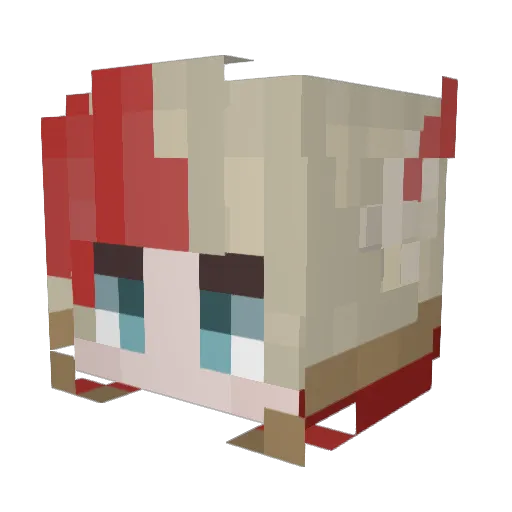 Savagelol98 Minecraft avatar head, 3D render