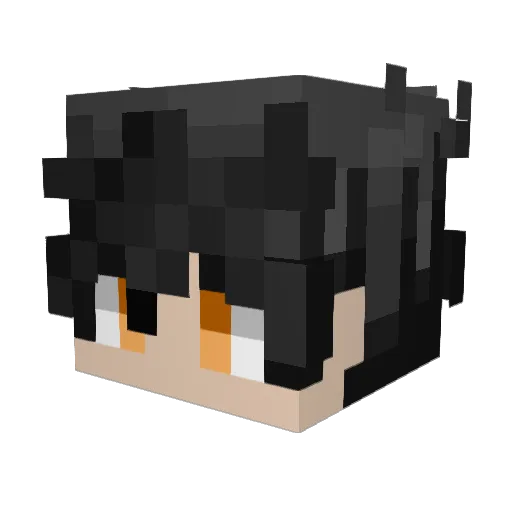 Savagepug4k Minecraft avatar head, 3D render