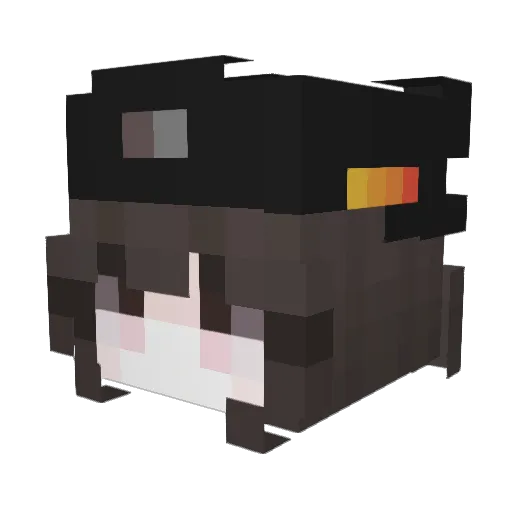 SavannaCrystals Minecraft avatar head, 3D render