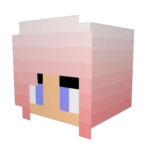 Savannah4444 Minecraft avatar head, 3D render