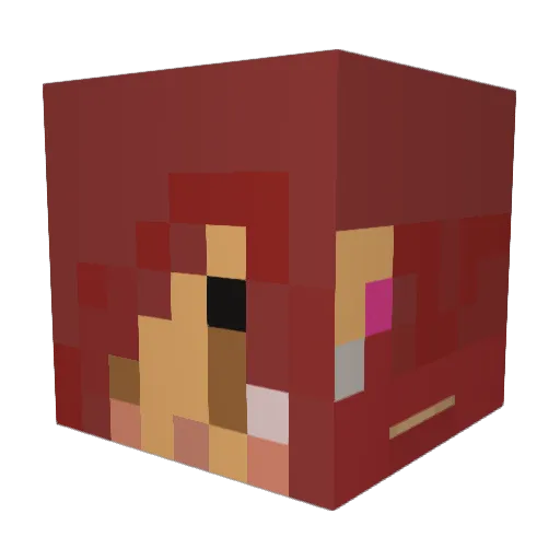 SavannahEspinosa Minecraft avatar head, 3D render