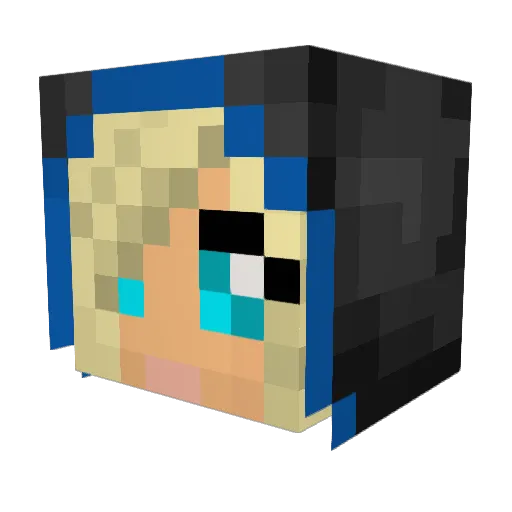 Savannahk19 Minecraft avatar head, 3D render