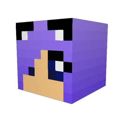 Savannahkittykat Minecraft avatar head, 3D render