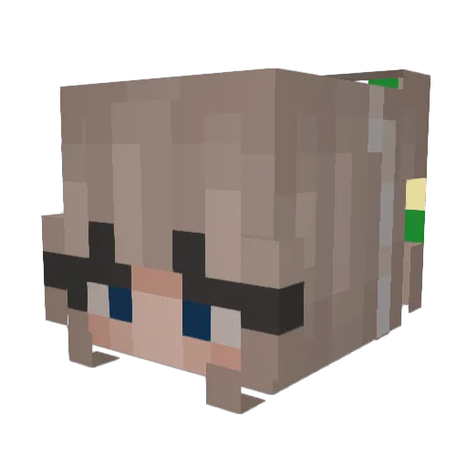 SavannanoH Minecraft avatar head, 3D render