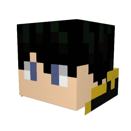 SavantSol Minecraft avatar head, 3D render