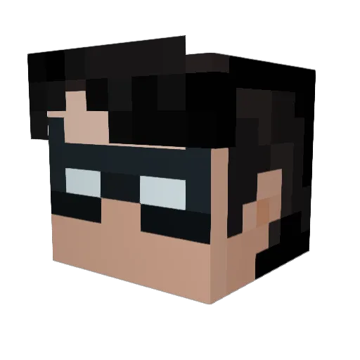 Savantez63 Minecraft avatar head, 3D render