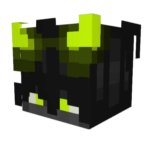 Savatalt Minecraft avatar head, 3D render