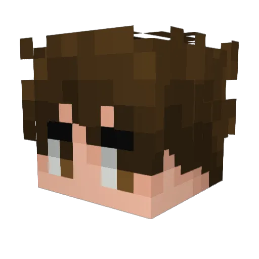 Savazzi Minecraft avatar head, 3D render