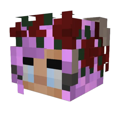 SaveBandit_82 Minecraft avatar head, 3D render