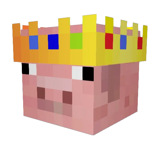 SaveJava Minecraft avatar head, 3D render