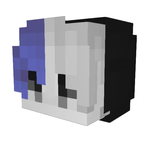 Saver67 Minecraft avatar head, 3D render