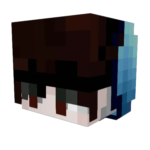 SaverTepeLOL Minecraft avatar head, 3D render