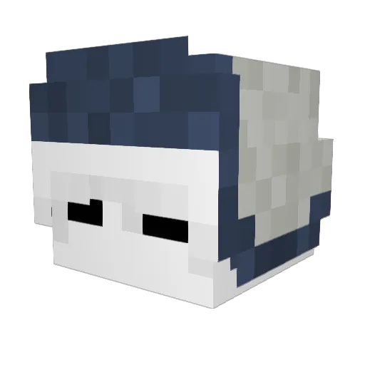 SaviC7 Minecraft avatar head, 3D render