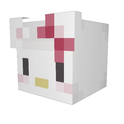Savi_Love Minecraft avatar head, 3D render