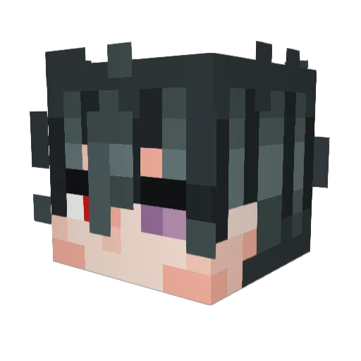 SaviorofGotham52 Minecraft avatar head, 3D render