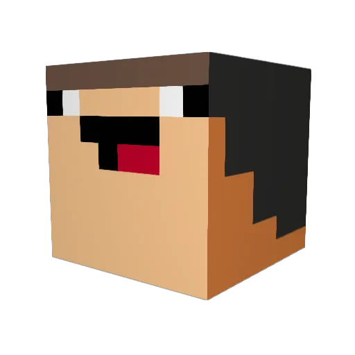 Savitar1609 Minecraft avatar head, 3D render