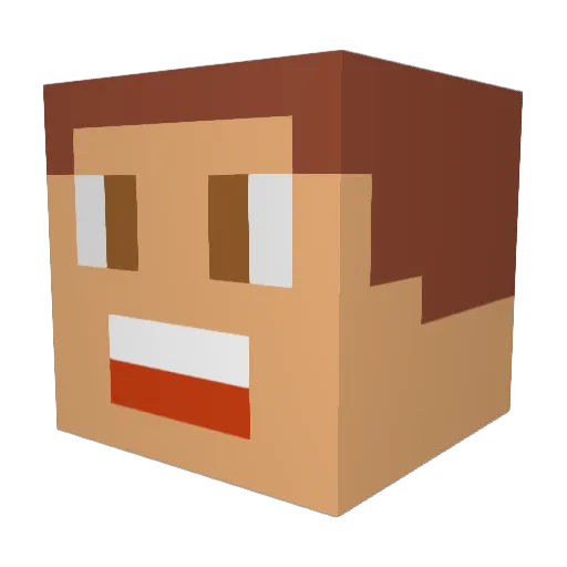 Savo_pj Minecraft avatar head, 3D render