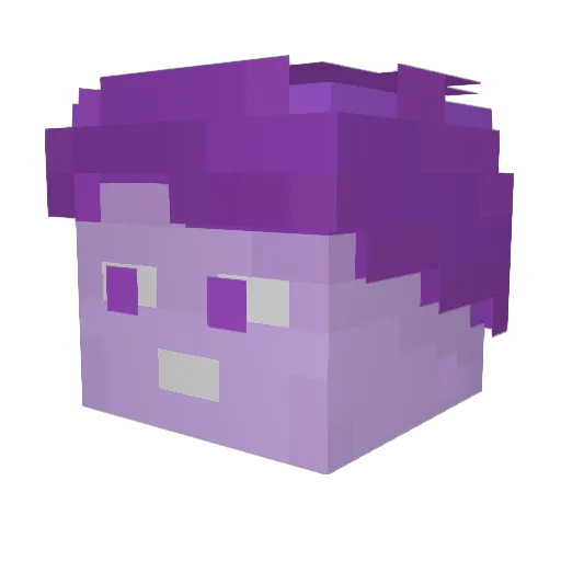 Savochek_VI Minecraft avatar head, 3D render