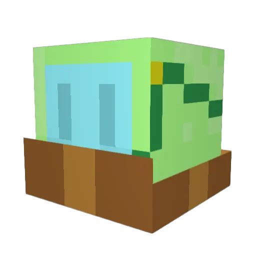 Savoic Minecraft avatar head, 3D render