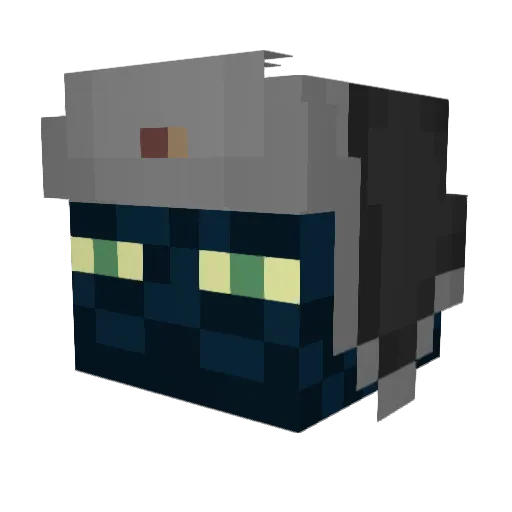 SavoryMud Minecraft avatar head, 3D render
