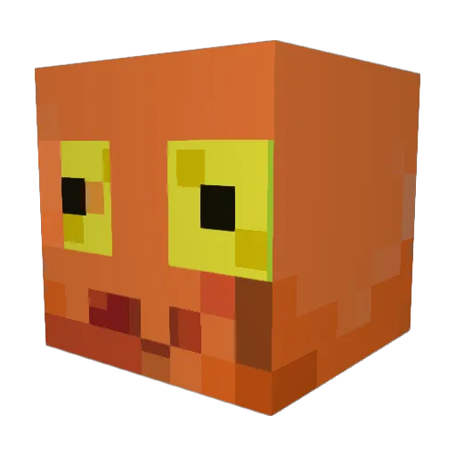Savoure Minecraft avatar head, 3D render