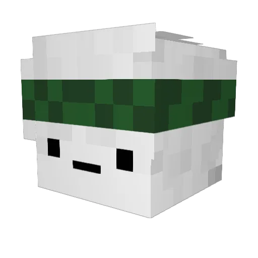 SavoxDesigns Minecraft avatar head, 3D render