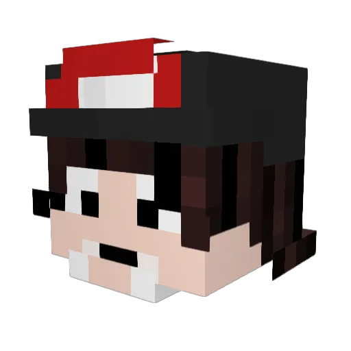 SavoyTrufffle Minecraft avatar head, 3D render