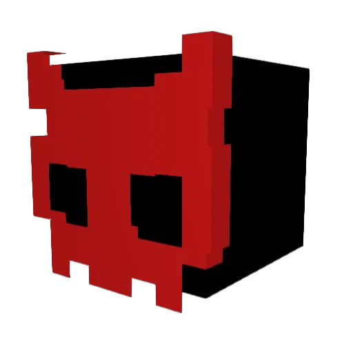 Savrants Minecraft avatar head, 3D render