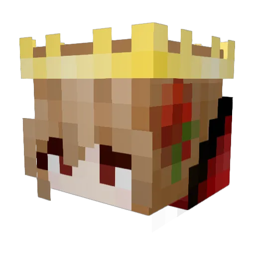 Savsthegreat Minecraft avatar head, 3D render