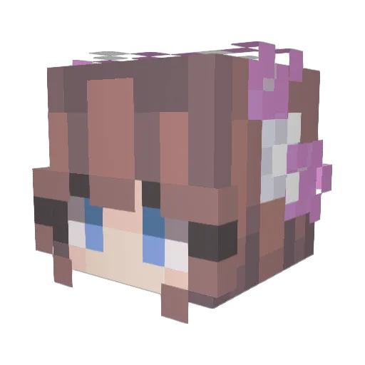 SavtheNuggets Minecraft avatar head, 3D render