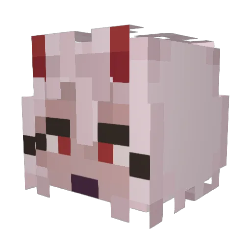 Savv1 Minecraft avatar head, 3D render