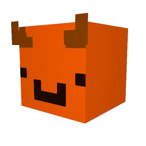 Savvbo_ Minecraft avatar head, 3D render