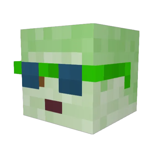 SavvyCreator915 Minecraft avatar head, 3D render