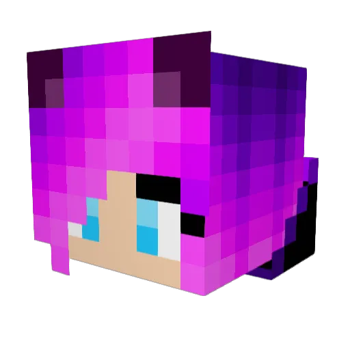 Savvycool Minecraft avatar head, 3D render