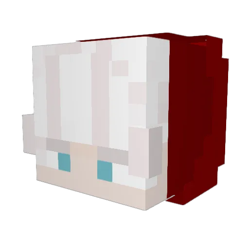 Savy4444 Minecraft avatar head, 3D render
