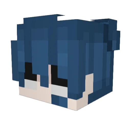 SawPz Minecraft avatar head, 3D render