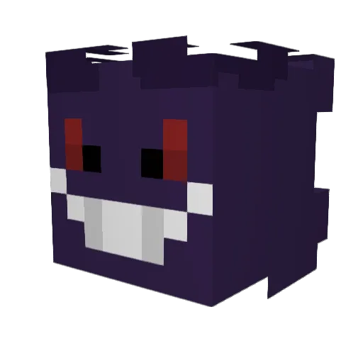 SawSie Minecraft avatar head, 3D render