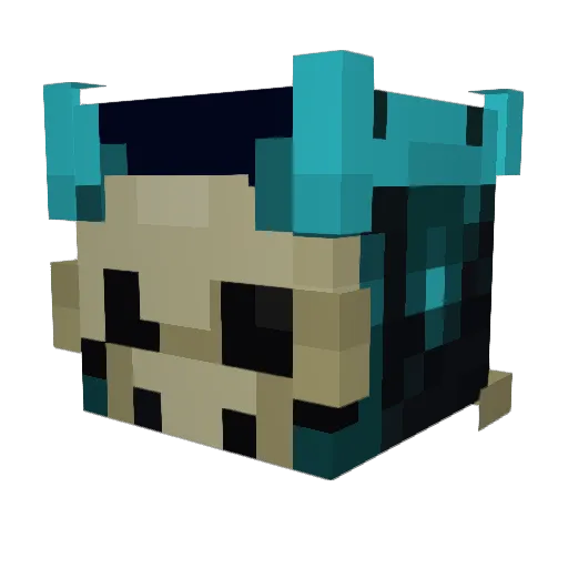 Sawers Minecraft avatar head, 3D render