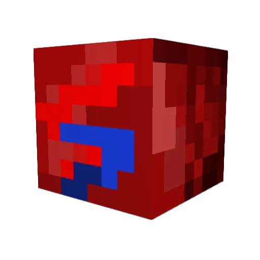 Sawexw Minecraft avatar head, 3D render