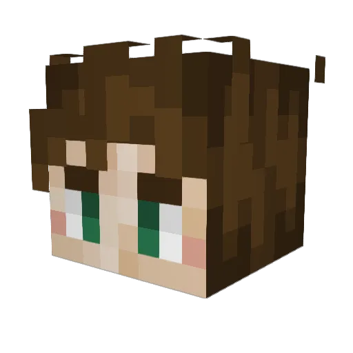Sawney_Bean Minecraft avatar head, 3D render