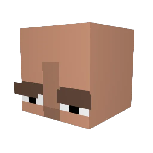 SawoShY Minecraft avatar head, 3D render
