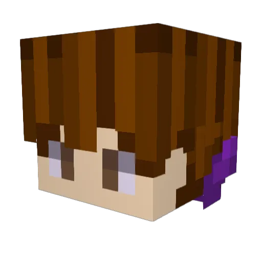 Sawta_78 Minecraft avatar head, 3D render