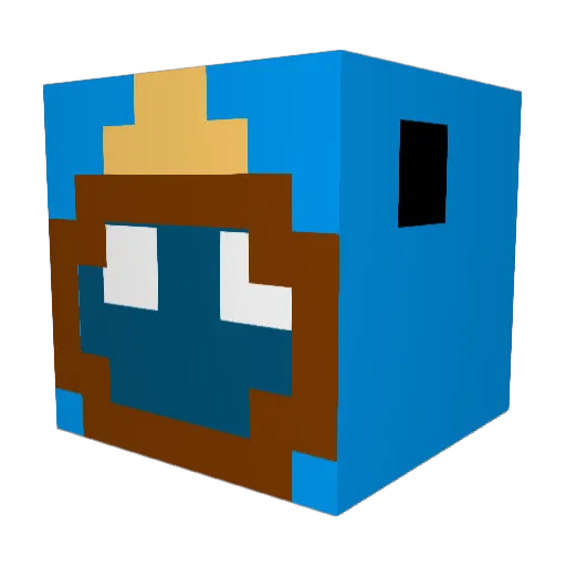 Sawyer04 Minecraft avatar head, 3D render