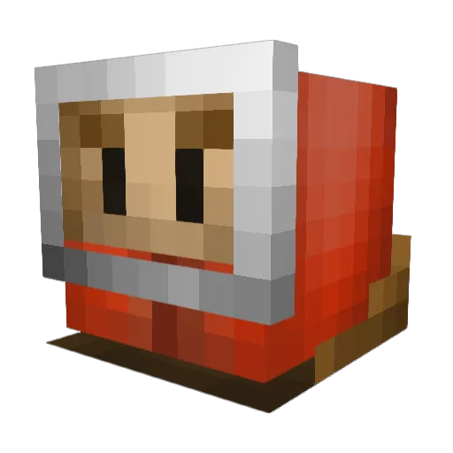 SawyerBeats Minecraft avatar head, 3D render
